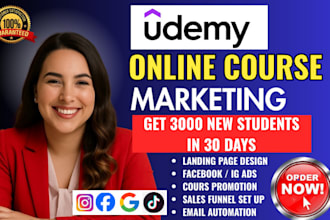 market udemy online course, udemy course marketing, udemy course promotion