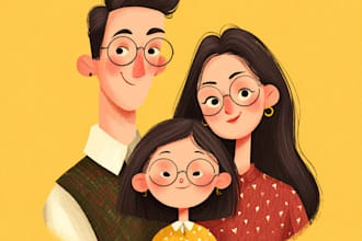 family portrait, couple, and wedding portrait