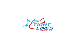 design tight lines fishing team logo