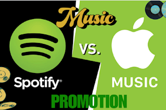 do music promotion apple music, spotify music to real listeners
