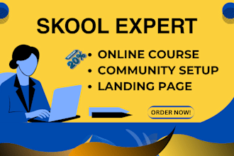 setup skool community skool online course circle so skool community manager
