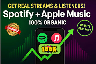 increase spotify track 100k streams