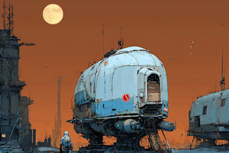 sci fi illustration and sci fi art