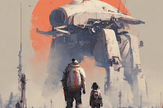 sci fi illustration and sci fi art