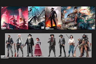 design unique 2d game characters and nfts  for you