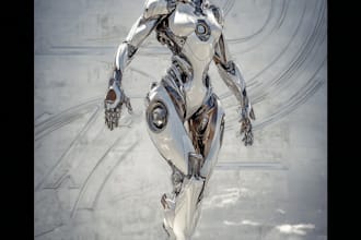 create your robot character for your sci fi themed projects