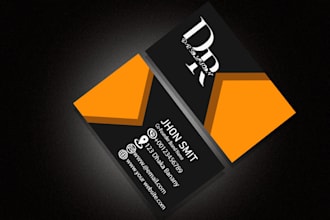 do luxury, minimalist business card design for your business