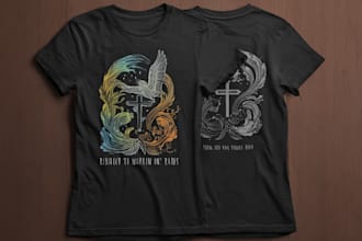 create professional christian t shirt and apparel designs