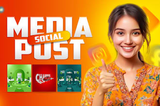 creative social media post design