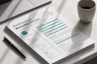 design a professional resume and cover letters