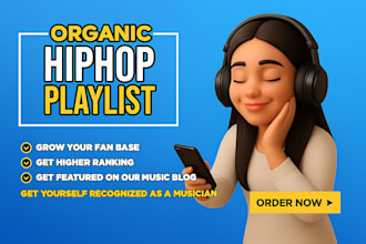 promote your hip hop music on curated spotify playlists