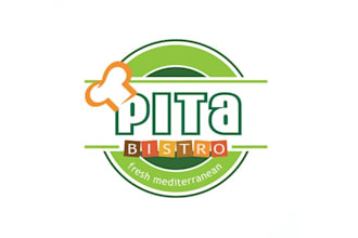 design inspirational minimal logo for pita bistro