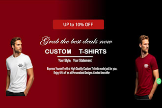 design banners, posters and website homepage