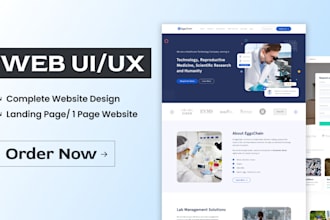 design modern website UI UX in figma