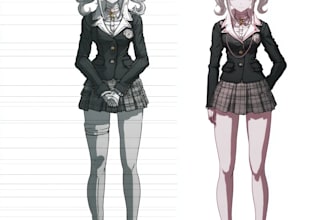design custom danganronpa style character