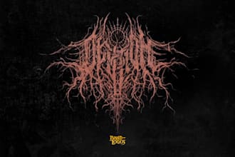 design an unreadable goregrind logo