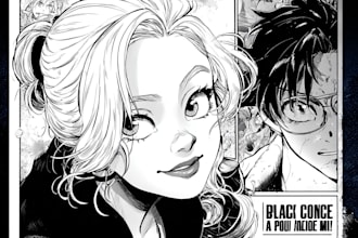 draw a comic or manga for you