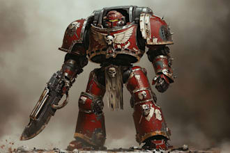 create a warhammer illustration