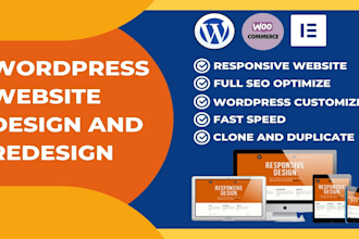 design redesign copy clone wordpress website ecommerce website woocommerce store
