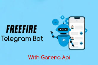create freefire telegram bot , auto topup system , shells