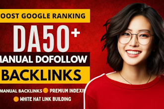 build 10 manual top quality niche relevant backlinks