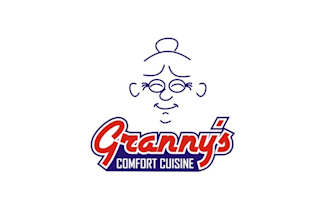 design amazing super grannys comfort cuisine logo