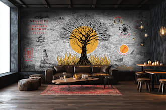 design creative wall art, doodle, decals, murals, canvas