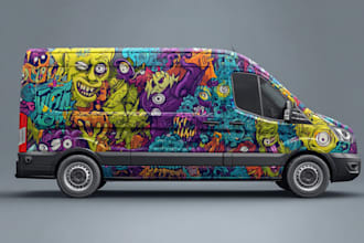 professional van wrap, vehicle wrap, car wrap design