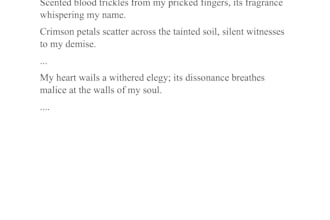 write romantic horror microfictions for you