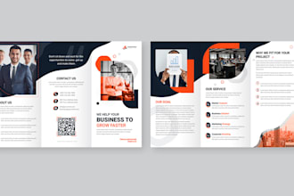 design professional business brochure