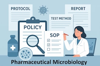 provide gmp documents, consultation for pharma microbiology