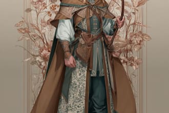 fantasy character design and dnd character art