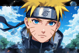 draw you in naruto style