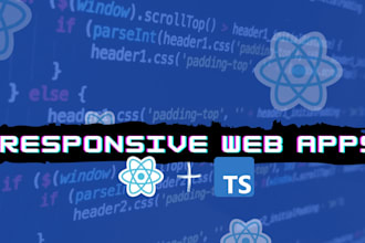 develop responsive websites using react