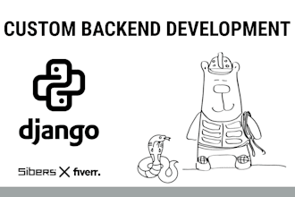 do backend development using python django
