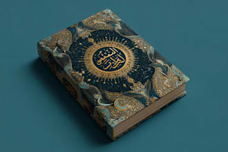 design professional arabic and islamic book cover
