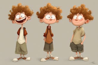 design nft cartoon character