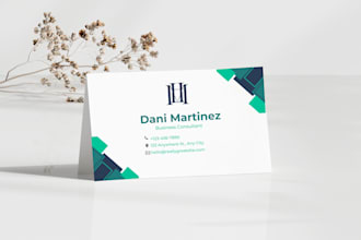 design professional business cards using canva