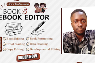 do book and ebook editing, formatting, proofreading as an ebook editor