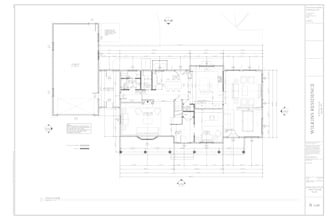 draft house plans, 2d floor plans in autocad and revit