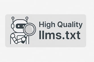 create llms txt for your website
