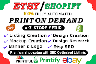 set up etsy print on demand with printify, etsy pod, etsy drop shipping