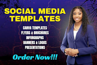 design unique and professional social media templates