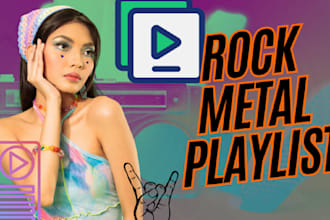 pitch your hip hop music, to curated metal playlists for organic growth