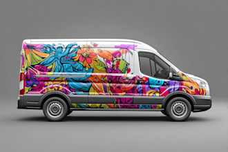 car wrap design and vehicle wrap design