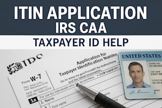 apply for itin individual taxpayer identification number as an irs caa