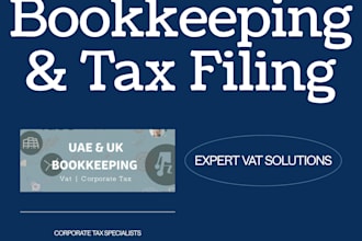 handle bookkeeping and vat and corporate tax filing for uae