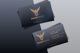 create a unique, minimalist, and double sided business card