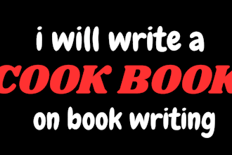 do ebook writing and cook book