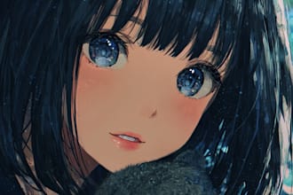 draw cute and beautiful anime art